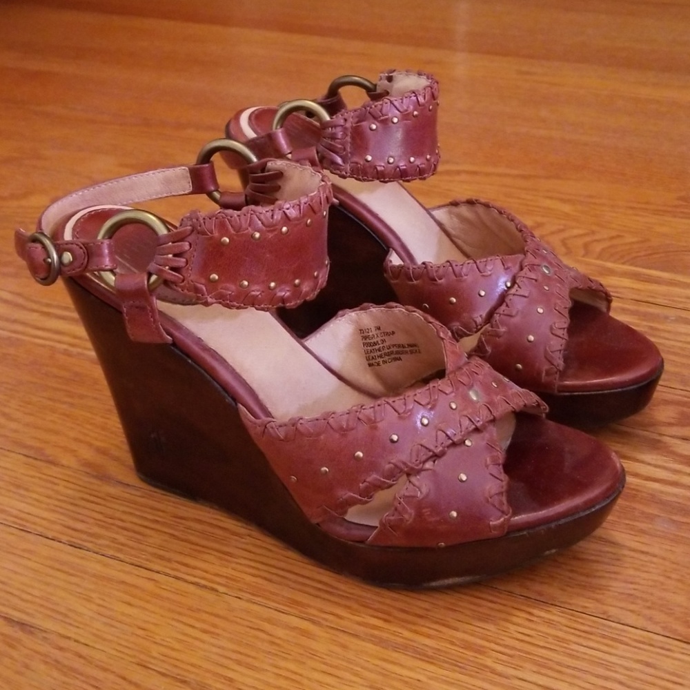 Piper X Strap Wedges
